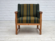 Danish_Oak_Lounge_Chair_in_Green_Wool,_Denmark,_1970s
