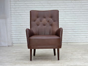 Danish_Brown_Leather_Lounge_Chair_with_Beech_Legs,_1970s