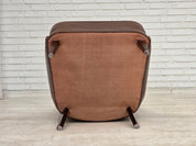 Danish_Brown_Leather_Lounge_Chair_with_Beech_Legs,_1970s