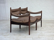 Modus_Modular_Leather_Sofa_Set_with_Teak_and_Glass_Side_Table_by_Kristian_Vedel_for_Søren_Willadsen,_Denmark,_1974