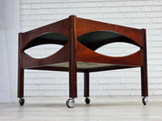 Modus_Teak_Side_Table_with_Aluminium_Top_and_Chrome_Wheels_by_Kristian_Vedel_for_Søren_Willadsen,_Denmark,_circa_1975