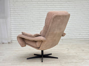 Scandinavian_Swivel_Lounge_Chair_in_Beige_Upholstery,_Denmark_or_Sweden,_1970s