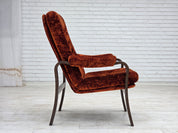 Danish_Mid-Century_Modern_Bent_Oak_Armchair_with_Original_Dark_Red_Velour_Upholstery,_1970s