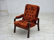 Danish_Mid-Century_Modern_Bent_Oak_Armchair_with_Original_Dark_Red_Velour_Upholstery,_1970s