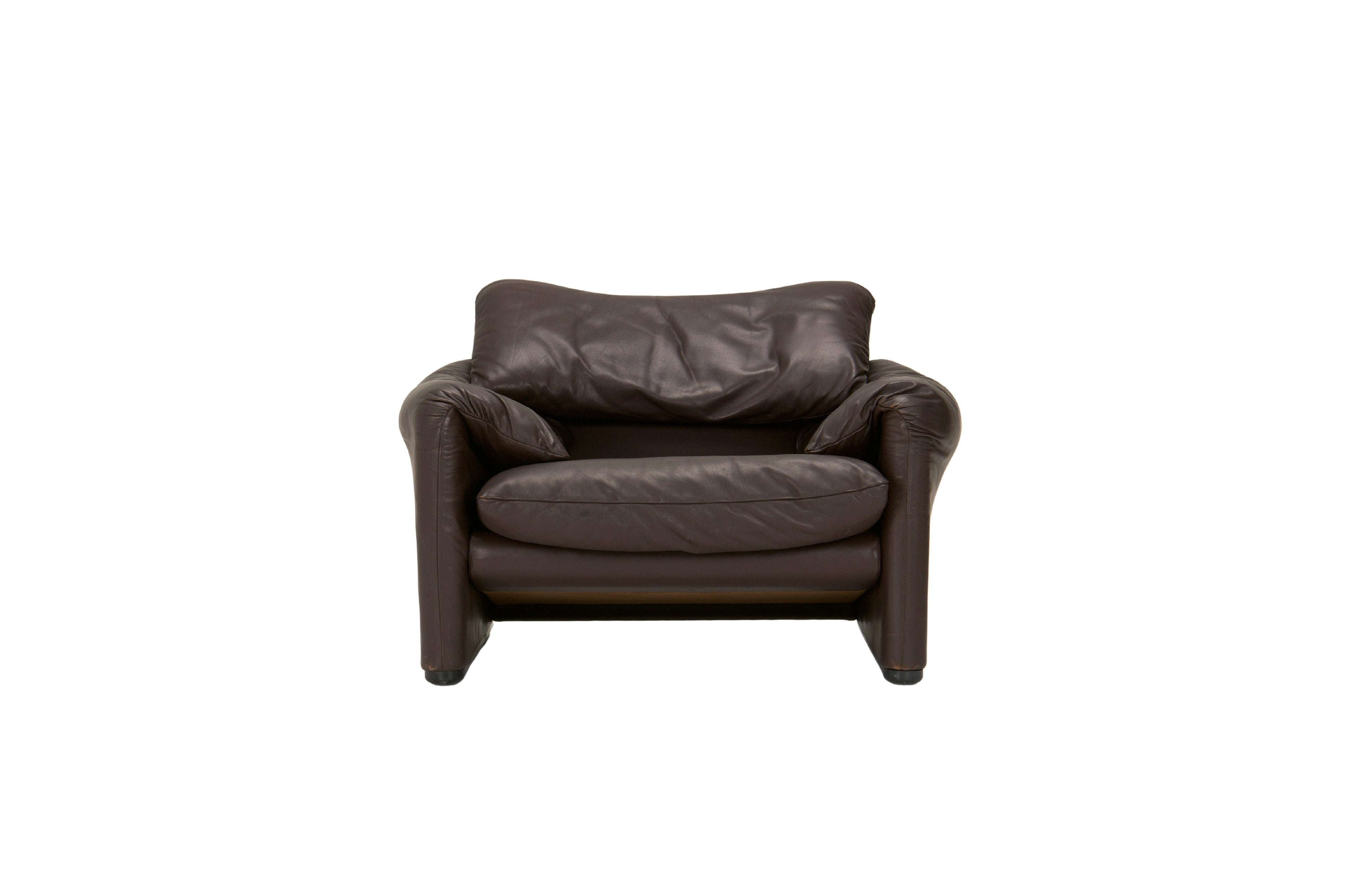 1970s_Maralunga_Leather_Armchair_by_Vico_Magistretti_for_Cassina,_Italy