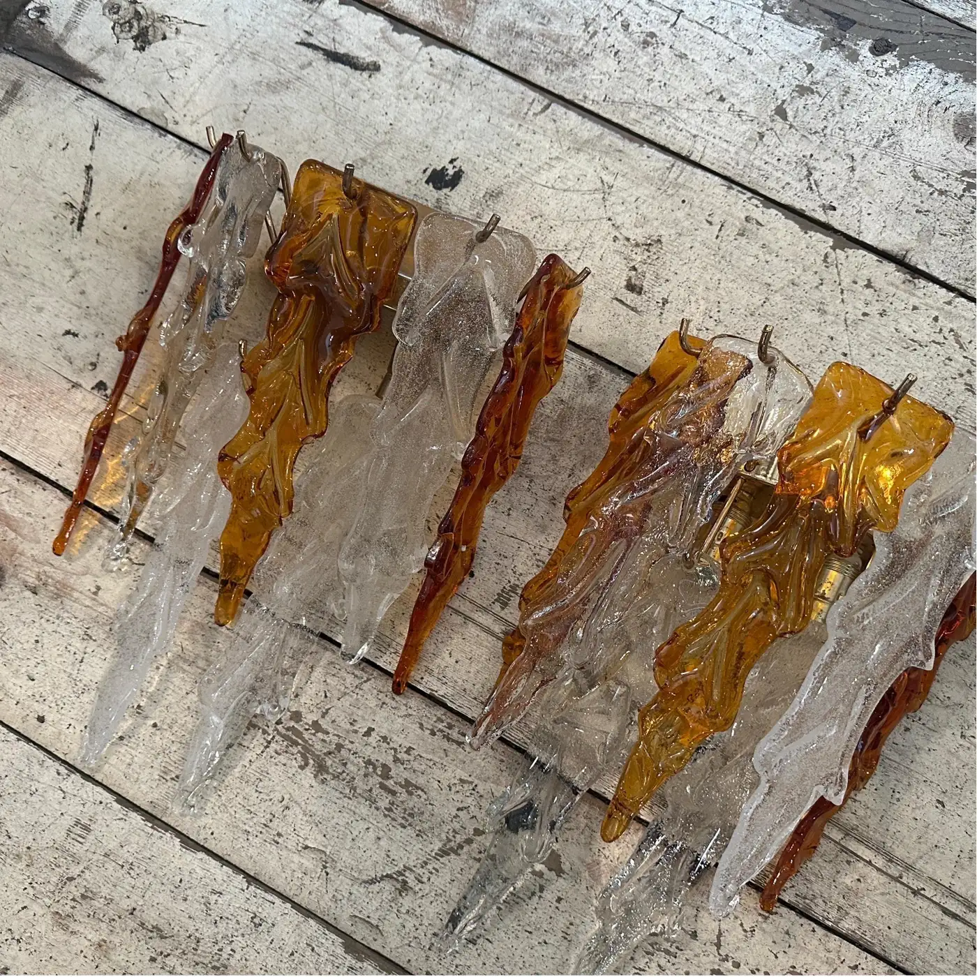 Set_of_2_1970s_Mid-Century_Modern_Brass_and_Murano_Glass_Wall_Sconces_by_Mazzega