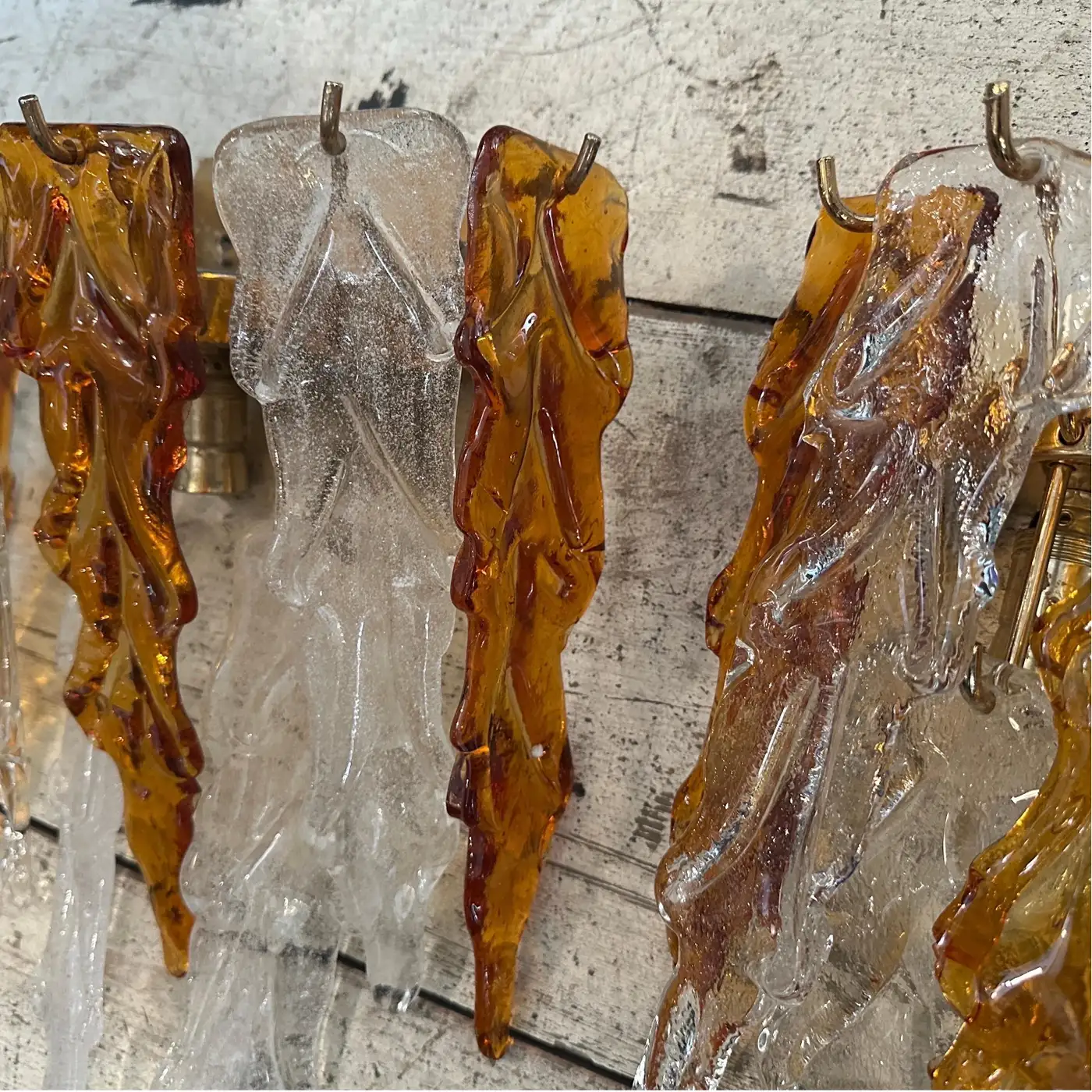 Set_of_2_1970s_Mid-Century_Modern_Brass_and_Murano_Glass_Wall_Sconces_by_Mazzega