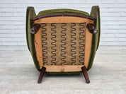 Norwegian_Green_Fabric_Lounge_Chair_with_Teak_Frame,_1970s