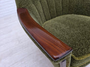 Norwegian_Green_Fabric_Lounge_Chair_with_Teak_Frame,_1970s