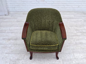 Norwegian_Green_Fabric_Lounge_Chair_with_Teak_Frame,_1970s