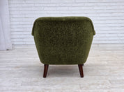 Norwegian_Green_Fabric_Lounge_Chair_with_Teak_Frame,_1970s