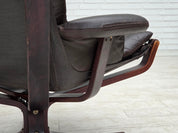 Sigurd_Ressel_Falcon_Lounge_Chair_for_Vatne_Møbler_in_Brown_Leather_and_Bentwood,_Norway,_1970s
