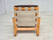 Kengu_Lounge_Chair_and_Ottoman_by_Elsa_&_Nordahl_Solheim_for_Rybo_Rykken,_Norway,_1970s
