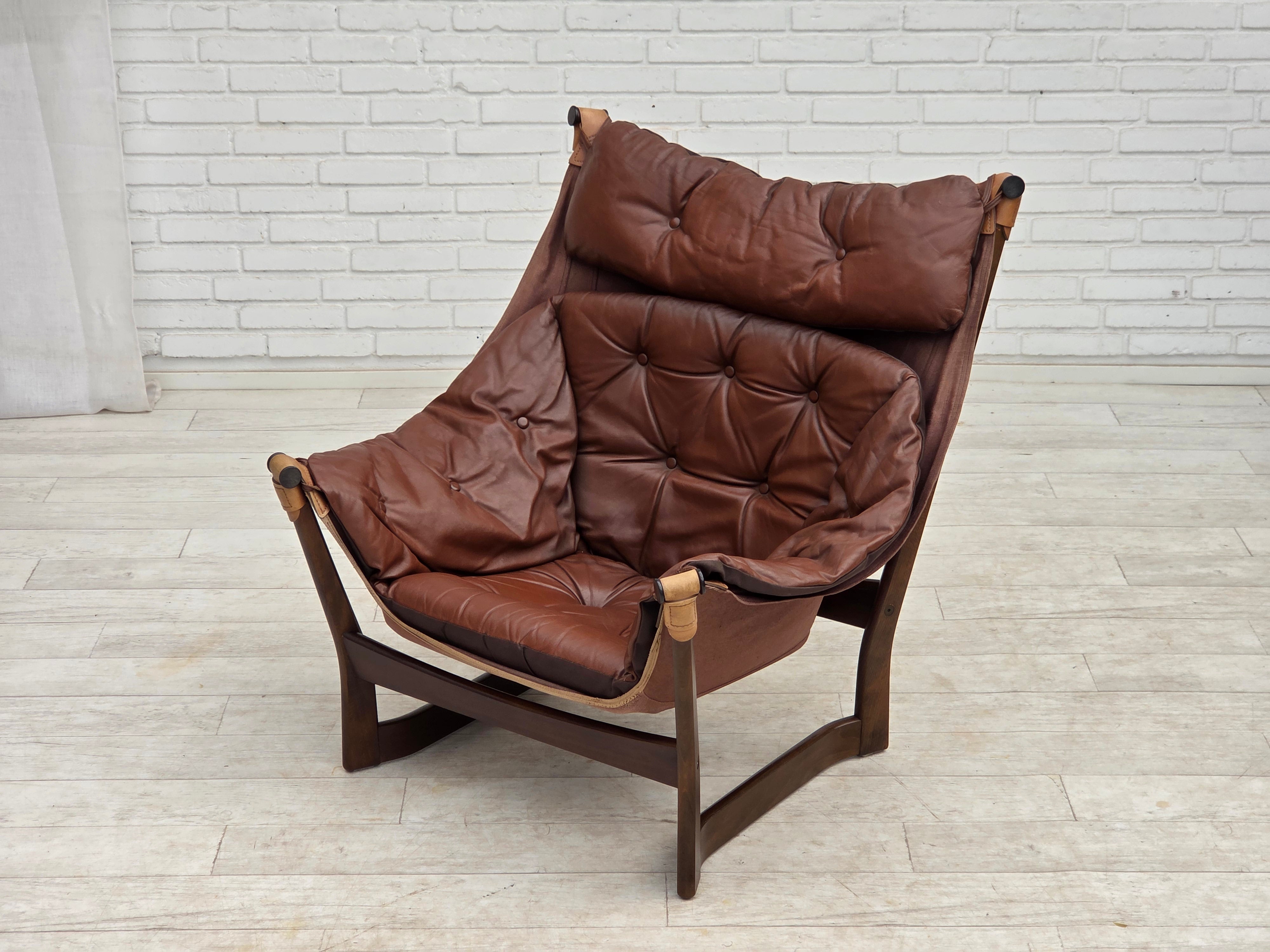 Trega_Lounge_Chair_by_Tormod_Alnaes_for_Sørlie_Møbler,_Norway,_1970s