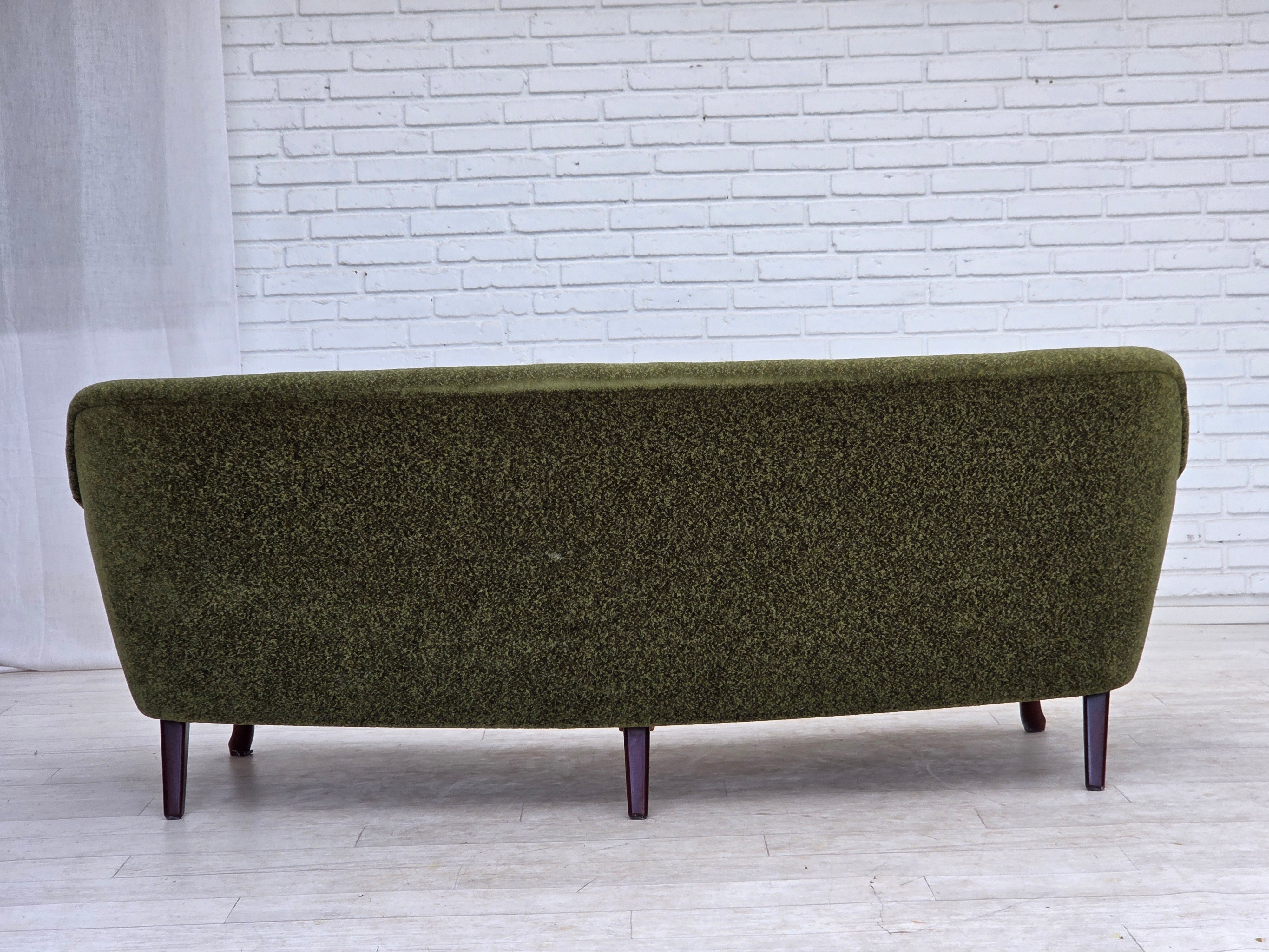 Scandinavian_Green_Fabric_3-Seater_Sofa_with_Teak_Details,_Denmark_or_Sweden,_1970s