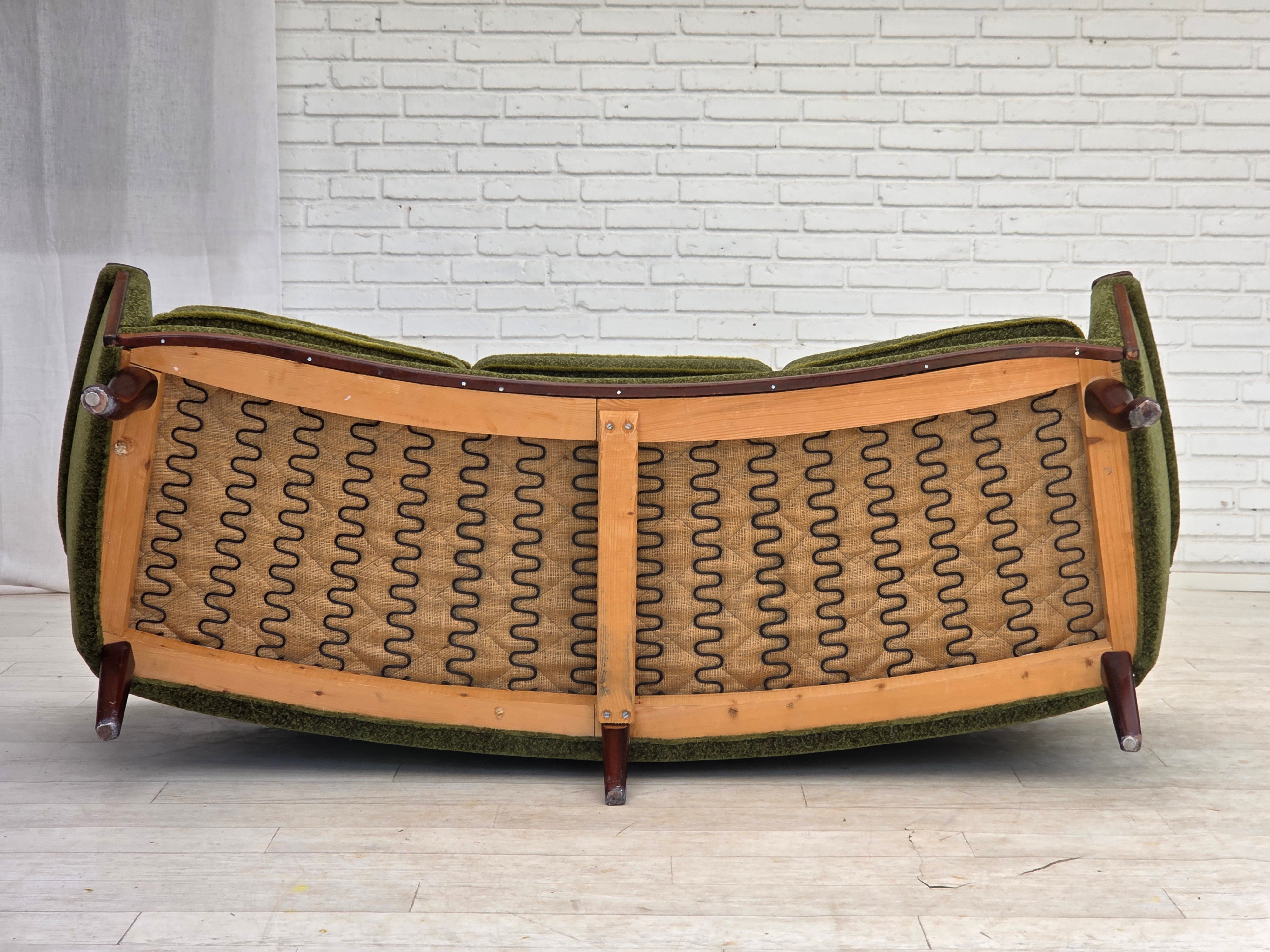 Scandinavian_Green_Fabric_3-Seater_Sofa_with_Teak_Details,_Denmark_or_Sweden,_1970s