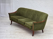 Scandinavian_Green_Fabric_3-Seater_Sofa_with_Teak_Details,_Denmark_or_Sweden,_1970s