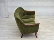 Scandinavian_Green_Fabric_3-Seater_Sofa_with_Teak_Details,_Denmark_or_Sweden,_1970s