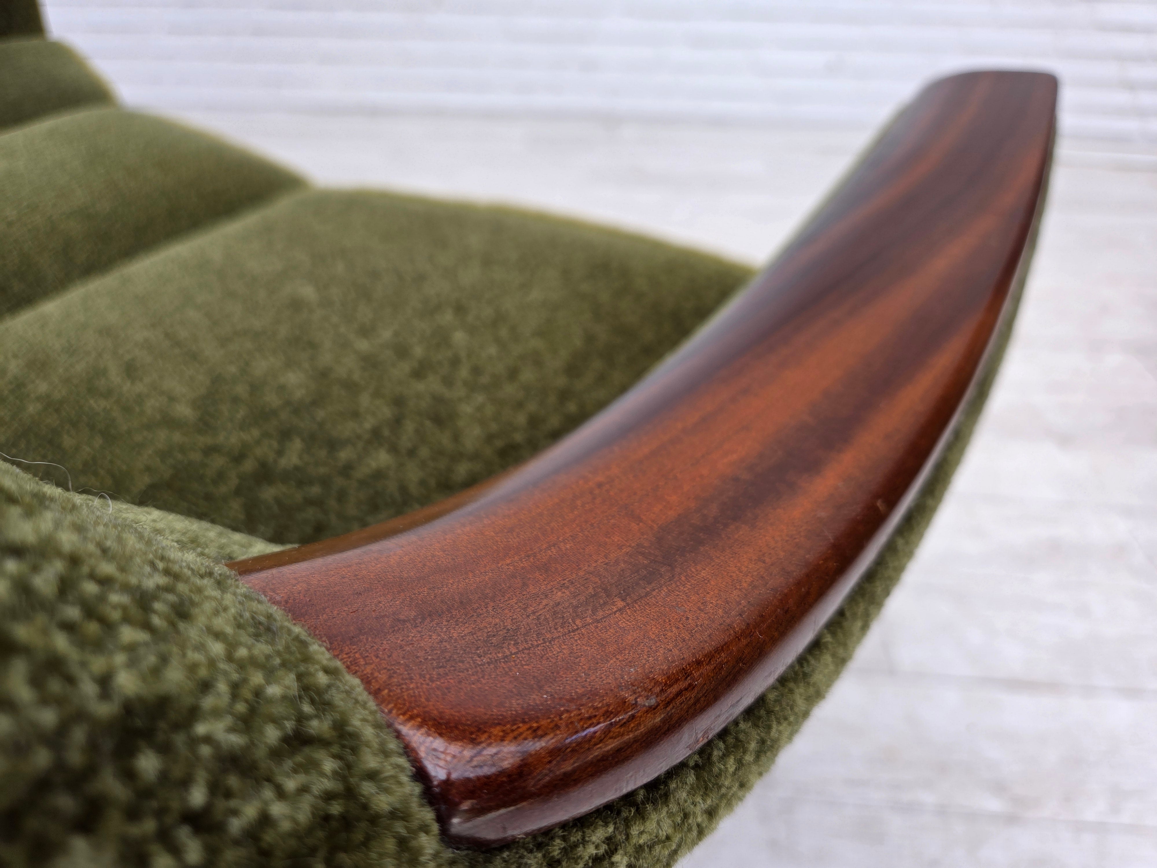 Scandinavian_Green_Fabric_3-Seater_Sofa_with_Teak_Details,_Denmark_or_Sweden,_1970s