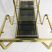 Italian_Octagonal_Brass_and_Glass_Display_Unit_in_Rega_Style,_1970s