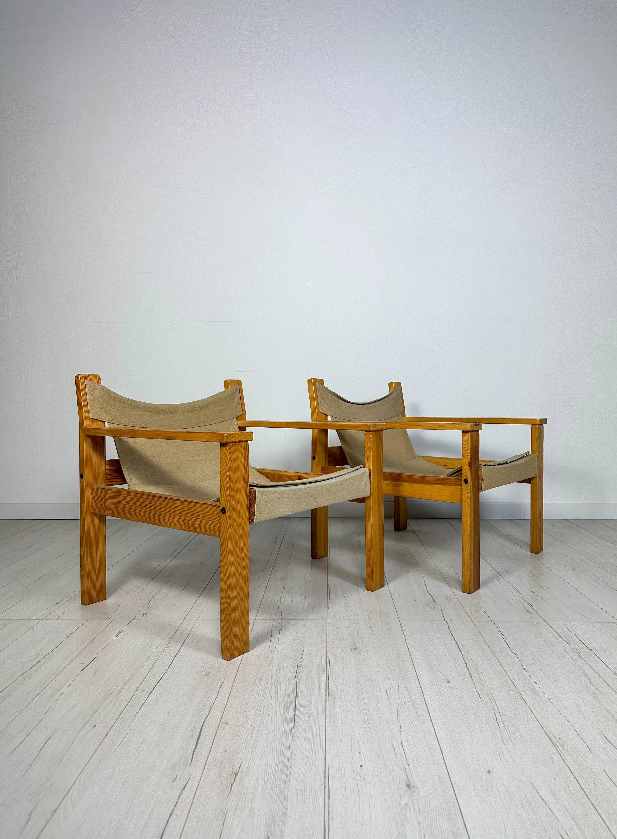Set_of_2_Vintage_Pine_Lounge_Chairs_by_Erik_Wørts_for_IKEA,_Beige_Canvas_and_Sheepskin,_Scandinavian_Design,_1977