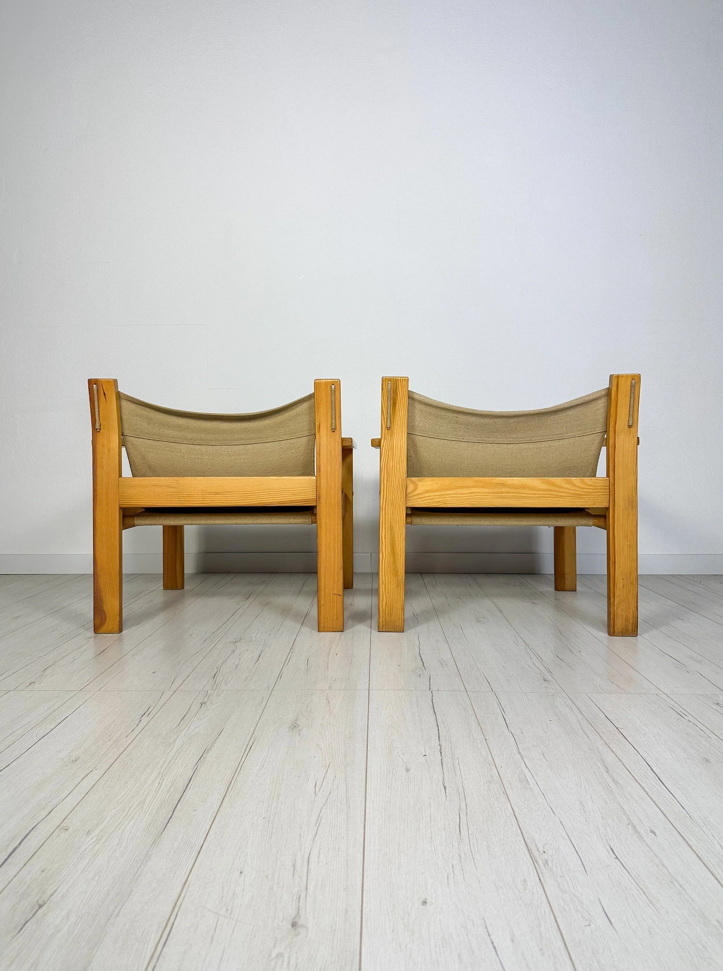 Set_of_2_Vintage_Pine_Lounge_Chairs_by_Erik_Wørts_for_IKEA,_Beige_Canvas_and_Sheepskin,_Scandinavian_Design,_1977