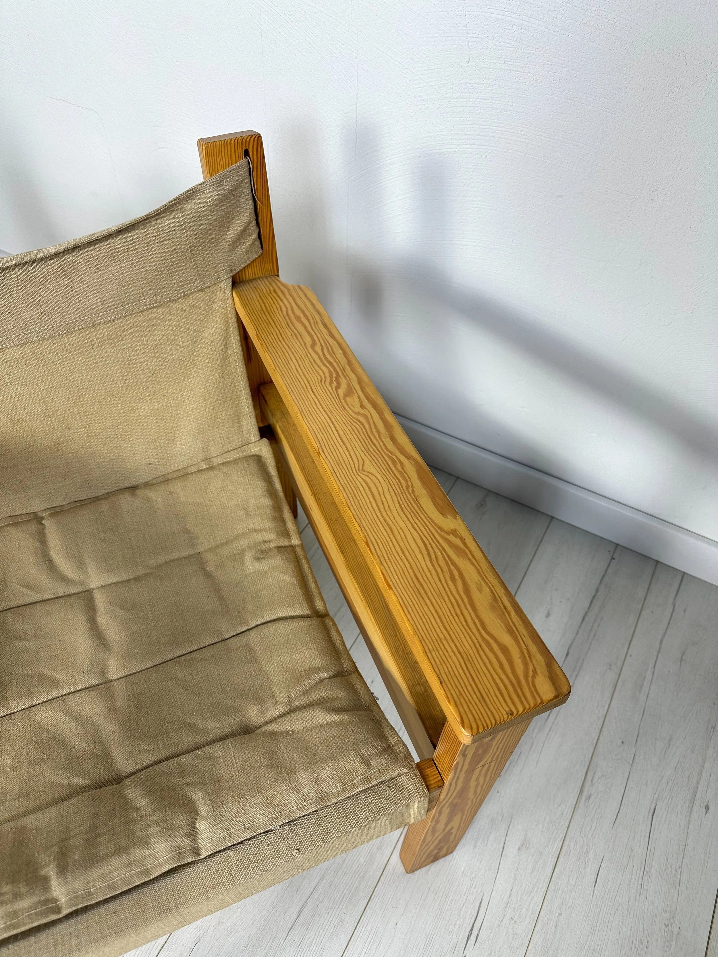 Set_of_2_Vintage_Pine_Lounge_Chairs_by_Erik_Wørts_for_IKEA,_Beige_Canvas_and_Sheepskin,_Scandinavian_Design,_1977