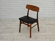 Set_of_4_Dining_Chairs_by_Findahl_Møbelfabrik,_Teak_and_Black_Leatherette,_Denmark,_1960s