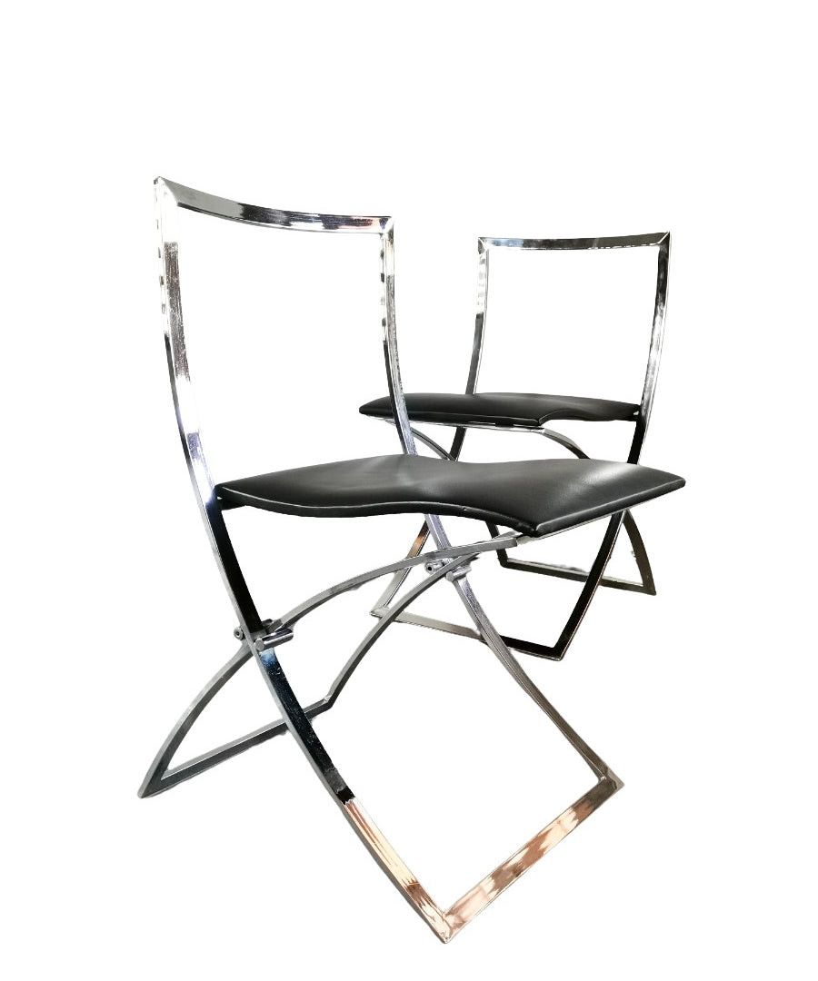 1970s_Set_of_4_folding_Dining_Chairs_Marcello_Cuneo,_Model_Luisa,