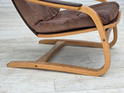 Swedish_Mid-Century_Modern_Bent_Beech_and_Brown_Leather_Armchair_by_Åke_Fribytter_for_Nelo_Möbler,_1970s