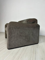 Vintage_Maralunga_Lounge_Chair_by_Vico_Magistretti_for_Cassina,_Grey_Fabric,_Adjustable_Backrest,_Italian_Design