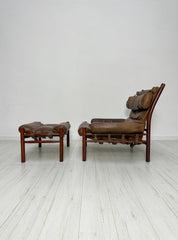 Set_of_Leather_Lounge_Chair_and_Ottoman_by_Arne_Norell_for_Norell_Möbel_AB,_Buffalo_Leather_and_Wood,_Sweden,_1970s