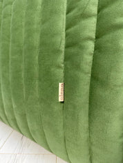 Sandra_Two-Seater_Sofa_by_Annie_Hiéronimus_for_Cinna,_Green_Velvet,_French_Design,_1970s