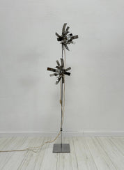 Sculptural_Adjustable_Floor_Lamp_by_Jocelyne_Trocmé_for_Oxar,_Polished_Metal,_French_Modern_Design,_1970s