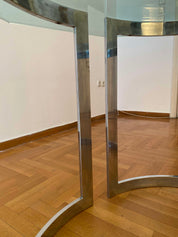 Italian_Chrome_and_Glass_Dining_Table_by_Vittorio_Introini_for_Saporiti_Italia,_1970s