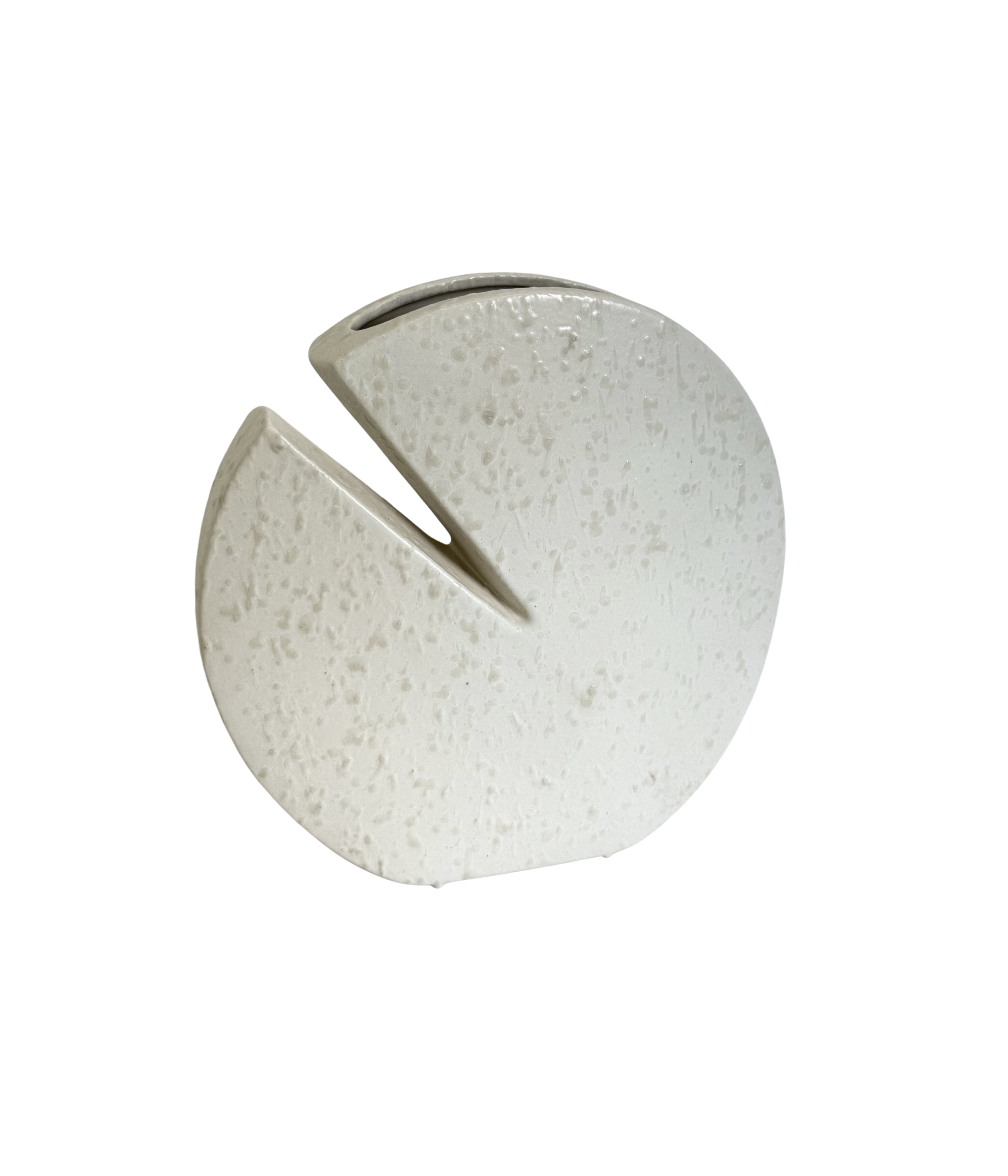 1972_Off-White_Lenticular_Ceramic_Vase_by_Nereo_Boaretto,_Italy