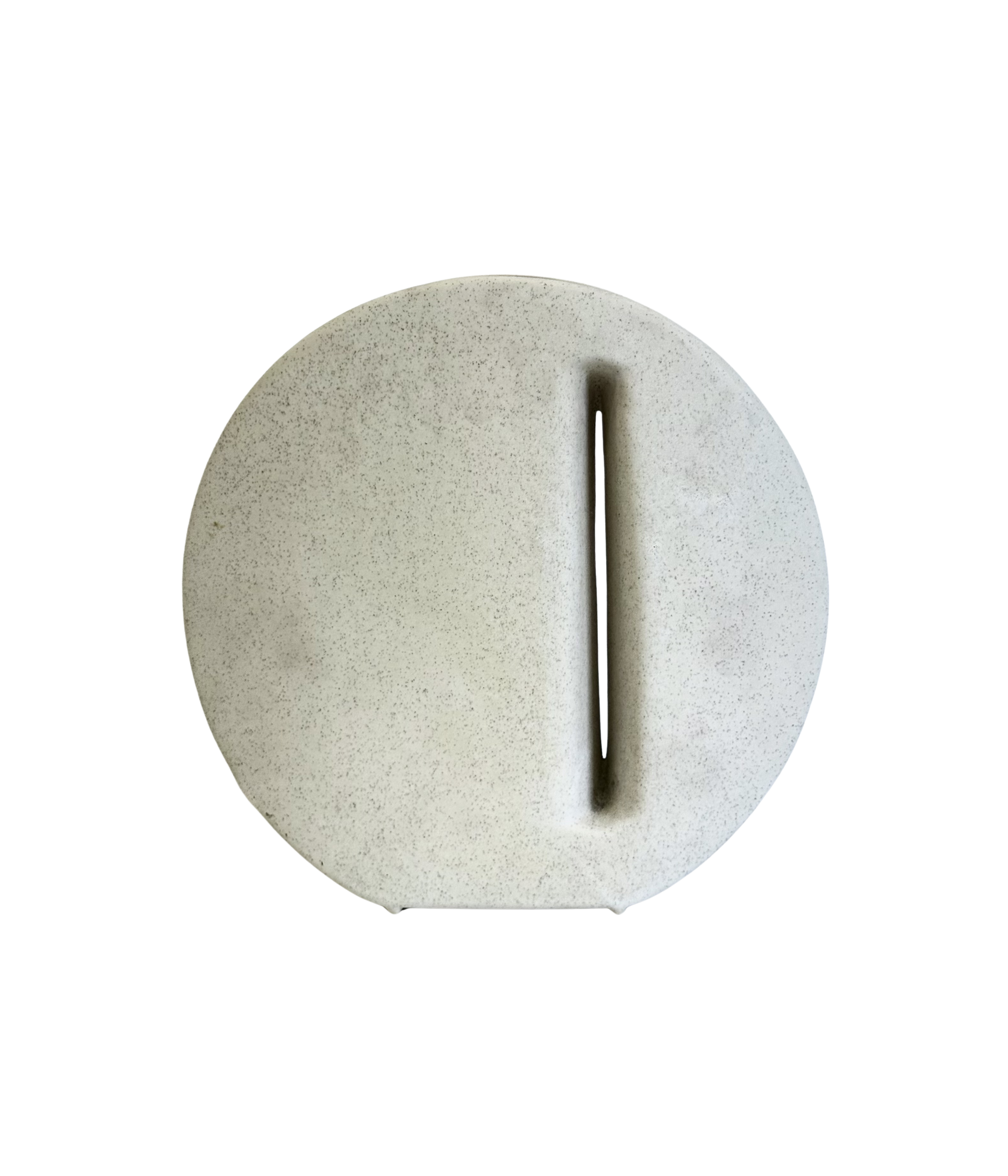 1972_Sculptural_Off-White_Ceramic_Vase_by_Nereo_Boaretto,_Italy