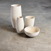 Set_of_4_Textured_Ceramic_Vases_and_Centerpieces_by_Bitossi,_Italy,_1990s