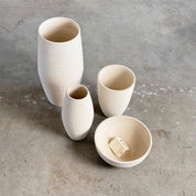 Set_of_4_Textured_Ceramic_Vases_and_Centerpieces_by_Bitossi,_Italy,_1990s