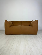 Le_Bambole_Two-Seater_Sofa_by_Mario_Bellini_for_B&B_Italia,_Orange-Brown_Wool_Upholstery,_Italy,_1980s