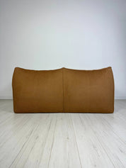 Le_Bambole_Two-Seater_Sofa_by_Mario_Bellini_for_B&B_Italia,_Orange-Brown_Wool_Upholstery,_Italy,_1980s