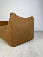 Le_Bambole_Two-Seater_Sofa_by_Mario_Bellini_for_B&B_Italia,_Orange-Brown_Wool_Upholstery,_Italy,_1980s