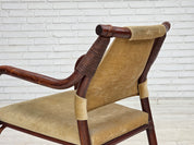Set_of_2_Scandinavian_Bamboo_Lounge_Chairs_in_Green_Velour,_Denmark,_1980s