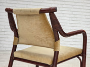 Set_of_2_Scandinavian_Bamboo_Lounge_Chairs_in_Green_Velour,_Denmark,_1980s