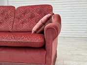 Scandinavian_Pink_Velour_2-Seater_Sofa_with_Beech_Legs,_Denmark_or_Sweden,_1980s