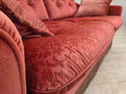 Scandinavian_Pink_Velour_2-Seater_Sofa_with_Beech_Legs,_Denmark_or_Sweden,_1980s