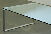 Danish_Modern_Glass_and_Chrome_Coffee_Table_with_Sled_Base,_1990s