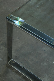 Danish_Modern_Glass_and_Chrome_Coffee_Table_with_Sled_Base,_1990s