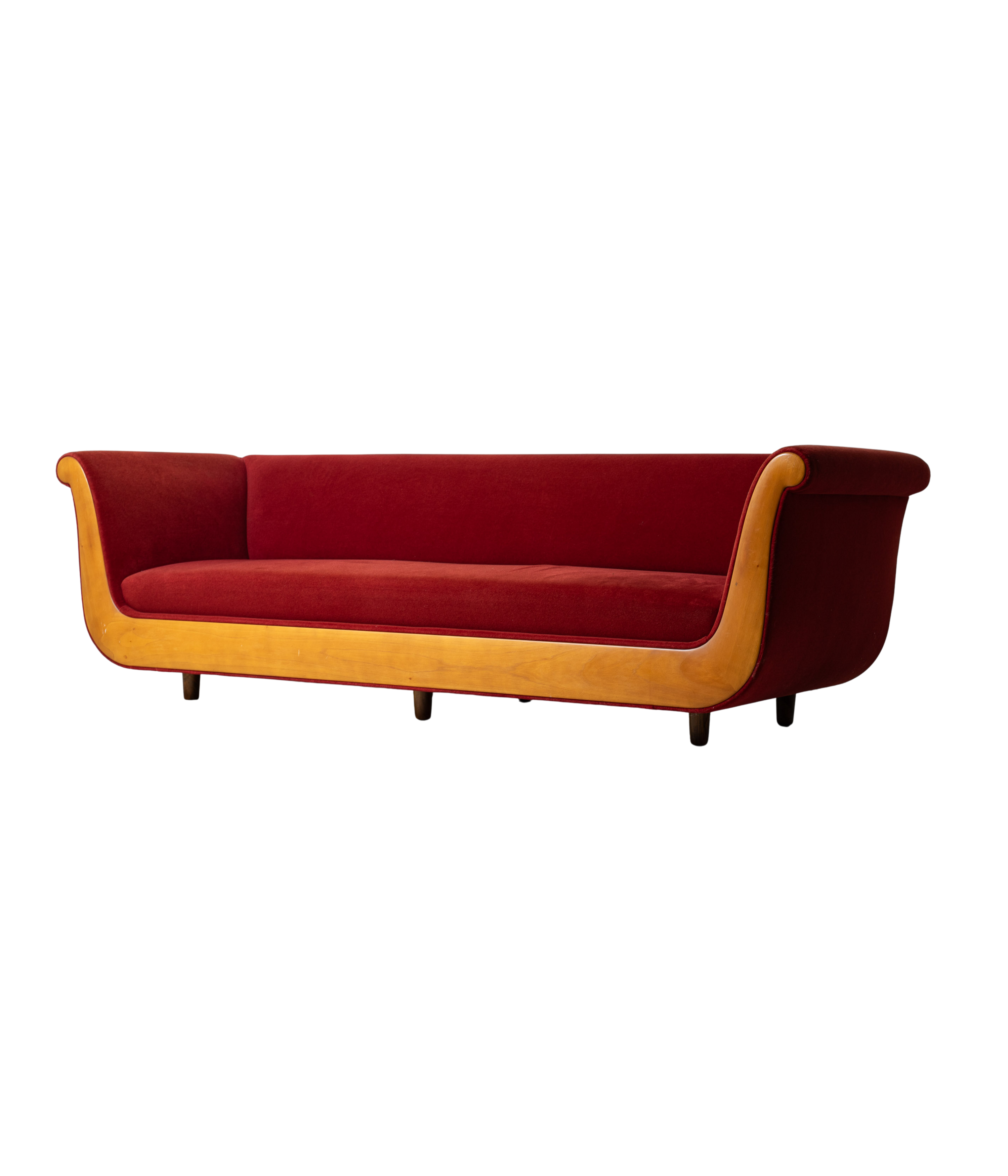 1991_Luca_Meda_Sofa_for_Molteni_&_Co,_Carlo_Felice_Theatre,_Red_Velvet,_Italy