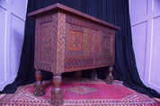 19th_century_English_carved_oak_Gothic_revival_cabinet